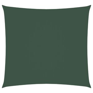 vidaXL Sonnensegel Oxford-Gewebe Quadratisch 2,5x2,5 m Dunkelgr&uuml;n