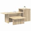 vidaXL Konsolentisch Sonoma-Eiche 80 x 50 x 225 cm Holzwerkstoff