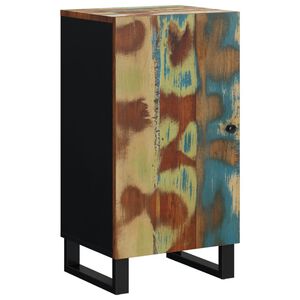 vidaXL Sideboard mit T&uuml;r 40x31x75 cm Altholz Massiv