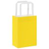 vidaXL Papiertragetaschen 250 Stk. mit Henkeln Gelb 15x8x21 cm