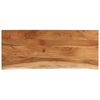 vidaXL Tischplatte 100x40x3,8cm Rechteckig Massivholz Akazie Baumkante