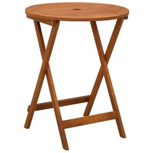 vidaXL Klappbarer Gartentisch &Oslash;60x75 cm Massivholz Eukalyptus