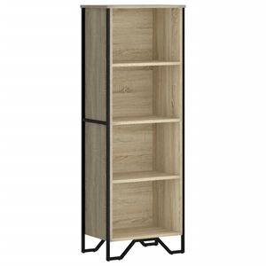 vidaXL B&uuml;cherregal Sonoma-Eiche 50x31x137,5 cm Holzwerkstoff