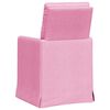 vidaXL Esszimmerst&uuml;hle 2 pcs Rosa 57 x 67 x 98 cm Stoff