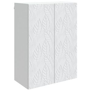 vidaXL Wandschrank Wei&szlig; 66 x 34,5 x 90 cm Holzwerkstoff