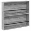 vidaXL Magazinregal 2 pcs Graues Sonoma 80 x 12 x 70 cm Holzwerkstoff