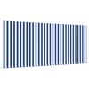 vidaXL Einziehbare Markise Blau und Wei&szlig; 300 x 200 cm