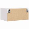 vidaXL Nachttisch 2 pcs Wei&szlig; 50 x 32,5 x 24 cm Massivholz Kiefer