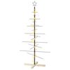 vidaXL Metall-Weihnachtsbaum mit St&auml;nder KUOPIO 150 cm Warmes Wei&szlig;