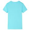 Kinder-T-Shirt Aquablau 104