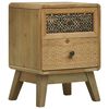 vidaXL Nachttisch Braun 37 x 30 x 51 cm Holz