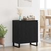 vidaXL Sideboard Schwarz Eichen-Optik 60 x 35 x 70 cm Holzwerkstoff