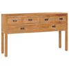vidaXL Sideboard 125x30x75 cm Massivholz Teak
