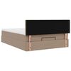 vidaXL Ottoman-Bett mit Matratze Cappuccino-Braun 140x200cm Kunstleder