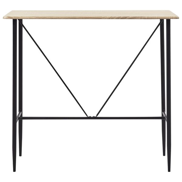 vidaXL 5-tlg. Bar-Set Kunststoff Grau