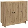 vidaXL Sideboard Artisan-Eiche 89 x 34,5 x 80 cm Holzwerkstoff