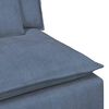 vidaXL Modulares Sofa Mittelmodul mit Kissen Blau 100 cm
