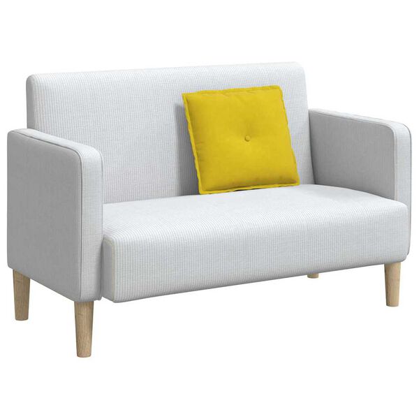 vidaXL Rückenkissen Gelb 50 x 45 cm Cordstoff