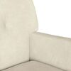 vidaXL Chesterfield Bank Creme 112 x 65,5 x 75 cm Samt