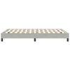vidaXL Bettgestell ohne Matratze Hellgrau 120x210 cm Samt