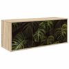 vidaXL Wandmontierter TV-Schrank ELBURG 102 x 33 x 40 cm Sonoma-Eiche