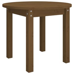 vidaXL Couchtisch Honigbraun &Oslash; 55x45 cm Massivholz Kiefer