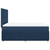 vidaXL Boxspringbett mit Matratze Blau 160x200 cm Stoff
