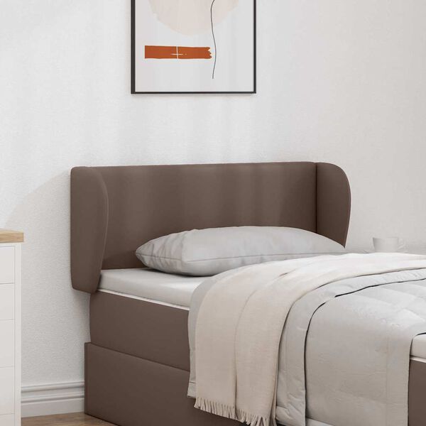 vidaXL Kopfteil Ohr Braun 40 x 23 x 6 cm Schaum und Holzwerkstoff