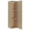 vidaXL 8-tlg. TV-Schrank-Set Sonoma-Eiche Holzwerkstoff