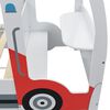 vidaXL Kinderbett im Polizeiauto-Design mit Schreibtisch 90 x 200 cm