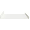 vidaXL Schwebendes Regal 2 pcs Wei&szlig; 60 x 18 x 2,5 cm Stahl