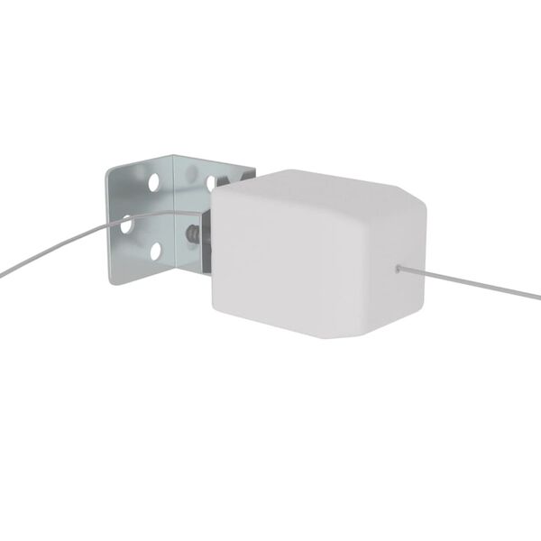 vidaXL Senkrechtmarkise Weiß 140x420 cm Oxford-Gewebe