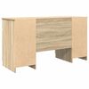 vidaXL Schreibtisch Sonoma-Eiche 140 x 49 x 76 cm Holzwerkstoff