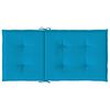 vidaXL Gartenstuhlauflagen f&uuml;r Niedriglehner 4 Stk. Blau 100x50x3 cm
