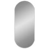 vidaXL Wandspiegel Silbern 70x30 cm Oval