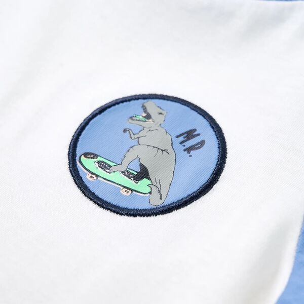 Kinder-T-Shirt Ecru 128