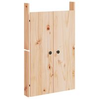 vidaXL Türen für Outdoor-Küche 50x9x82 cm Massivholz Kiefer