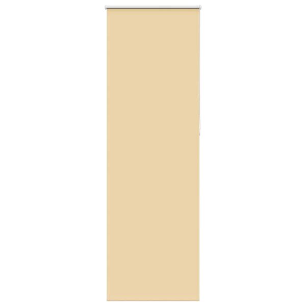 vidaXL Verdunkelungsrollo Beige 65x210cm Stoffbreite 60,7 cm Polyester