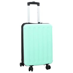 vidaXL Koffer mit Schloss Mintgr&uuml;n 34 x 23 x 55,5 cm ABS Kunststoff