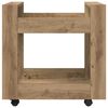 vidaXL Schreibtischwagen Artisan-Eiche 60 x 45 x 60 cm Holzwerkstoff