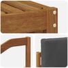 vidaXL Sofagarnituren 6 pcs Natur und Anthrazit Massivholz Akazie