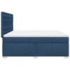 vidaXL Boxspringbett mit Matratze Blau 180x200 cm Stoff