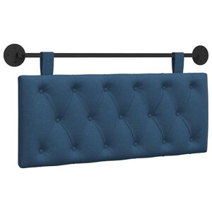 vidaXL H&auml;ngendes Kopfteil Blau Stoff