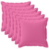 vidaXL Kissenbezug 6 stk. HOUTEN Rosa 60 x 60 cm Polyester