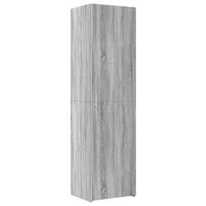 vidaXL Highboard Grau Sonoma 50x42,5x185 cm Holzwerkstoff