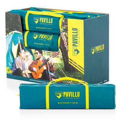 Pavillo Zelt Cool Ground 3 Blau und Gelb