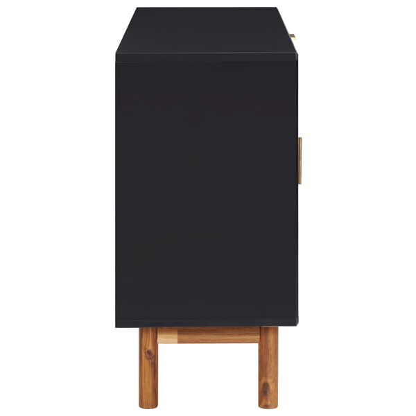 vidaXL Sideboard 115x35x70 cm Massivholz Akazie und MDF