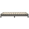 vidaXL Bettgestell ohne Matratze Dunkelgrau 120x190 cm Samt