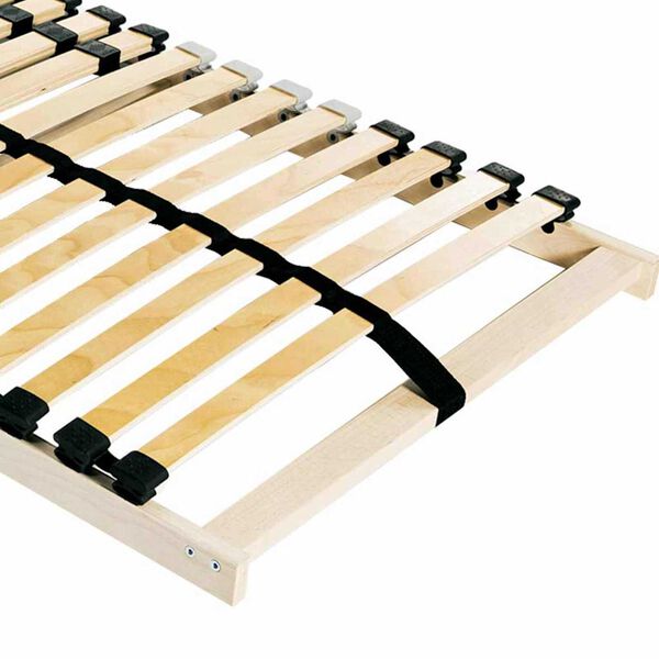 vidaXL Lattenrost Braun 70 x 190 cm Massives Buchenholz