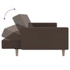 vidaXL Schlafsofa 2-Sitzer Taupe Stoff